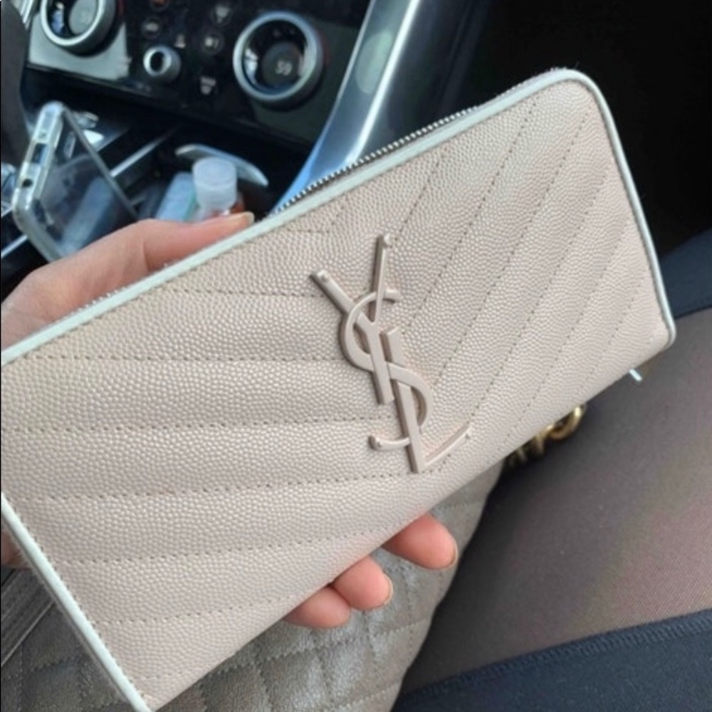 Saint Laurent zip wallet
